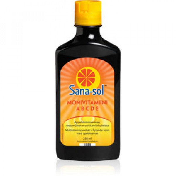 Витамины мультивитамины Monivitamiini 250 мл Sana-Sol Витамины мультивитамины Monivitamiini 250 мл Sana-Sol