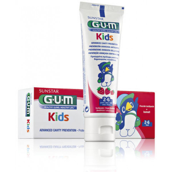 Паста зубная для Детей от 2 до 6 лет GUM KIDS 50 мл Sunstar Паста зубная для Детей от 2 до 6 лет GUM KIDS 50 мл Sunstar
