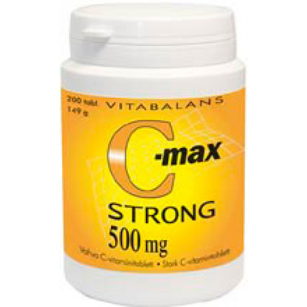 Витамины Vitabalans C-max Strong 500 mg 200 таблеток Vitabalans Витамины Vitabalans C-max Strong 500 mg 200 таблеток Vitabalans