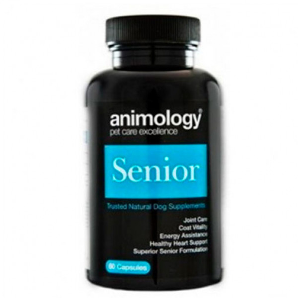 Препарат для поддержания работы суставов и сердца у пожилых собак Senior 60 Capsules (Canine) Animology Препарат для поддержания работы суставов и сердца у пожилых собак Senior 60 Capsules (Canine) Animology