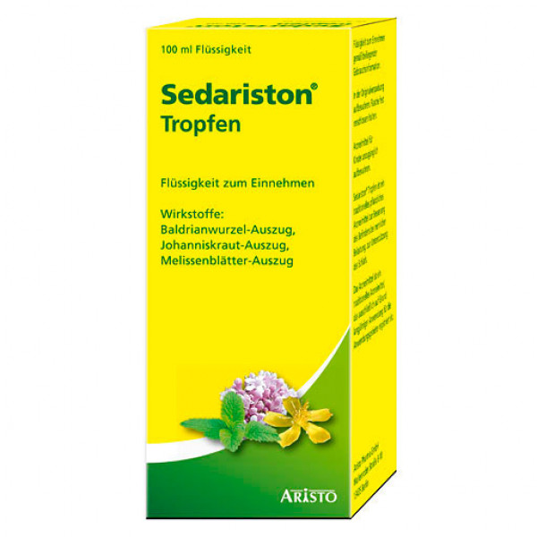 Капли от нервного стресса SEDARISTON Tropfen 100 мл Aristo Pharma Капли от нервного стресса SEDARISTON Tropfen 100 мл Aristo Pharma