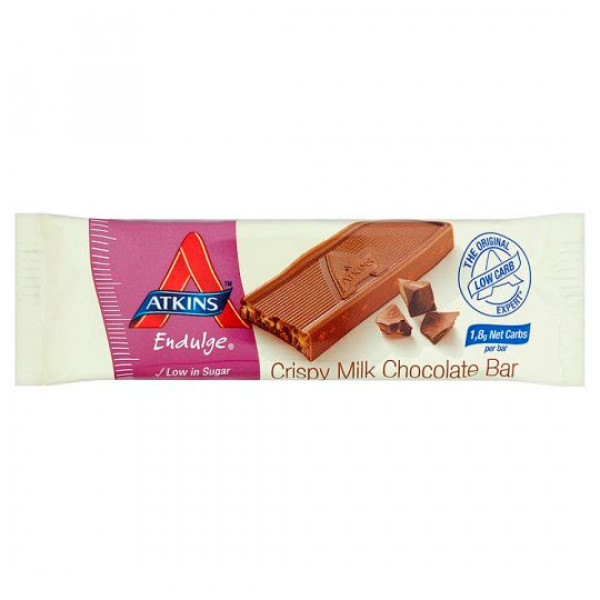 Батончик для похудения шоколад с крипсами Atkins Crispy Milk Chocolate Bar 30 гр 1 шт Atkins Батончик для похудения шоколад с крипсами Atkins Crispy Milk Chocolate Bar 30 гр 1 шт Atkins