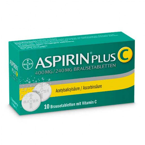 Шипучие таблетки Аспирина с витамином С ASPIRIN plus C Brausetabletten 10 шт Bayer Шипучие таблетки Аспирина с витамином С ASPIRIN plus C Brausetabletten 10 шт Bayer