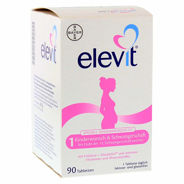 Таблетки для беременных до 12 недели ELEVIT 1 Kinderwunsch & Schwangerschaft Tabletten 90 шт Bayer Таблетки для беременных до 12 недели ELEVIT 1 Kinderwunsch & Schwangerschaft Tabletten 90 шт Bayer
