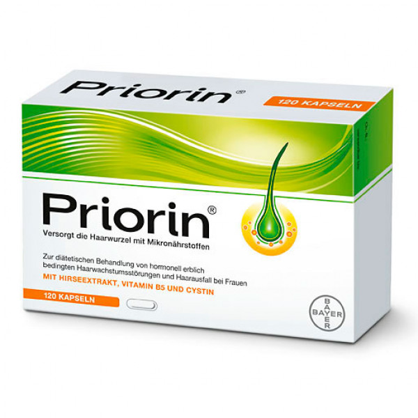 Витамины для роста волос PRIORIN Neu Kapseln 270 капсул Bayer Витамины для роста волос PRIORIN Neu Kapseln 270 капсул Bayer