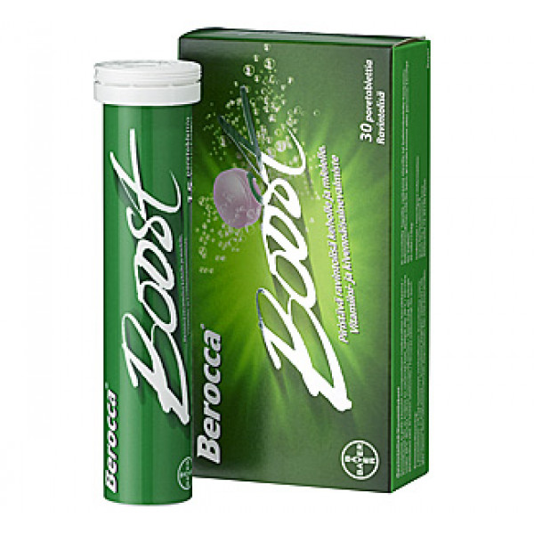 Шипучие таблетки В комплекса Berocco Boost 30 шт Bayer Шипучие таблетки В комплекса Berocco Boost 30 шт Bayer