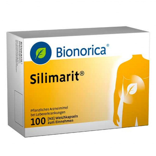 Препарат для лечения заболеваний печени SILIMARIT Weichkapseln 100 капсул Bionorica Препарат для лечения заболеваний печени SILIMARIT Weichkapseln 100 капсул Bionorica