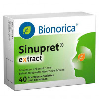 Таблетки от насморка SINUPRET extract überzogene Tabletten 40 шт Bionorica Таблетки от насморка SINUPRET extract überzogene Tabletten 40 шт Bionorica