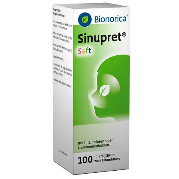 Сироп от насморка для детей SINUPRET Saft 100 мл Bionorica Сироп от насморка для детей SINUPRET Saft 100 мл Bionorica