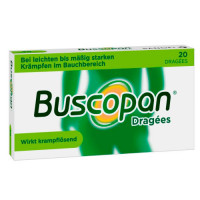 Средство от спазмов в желудке BUSCOPAN Dragees 20 шт BUSCOPAN