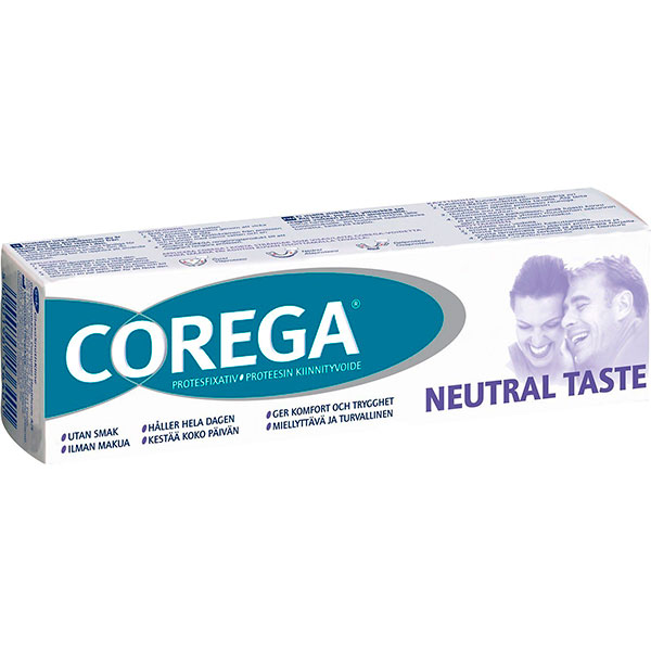 Крем для зубных протезов COREGA NEUTRAL TASTE KIINNITYSVOIDE 40 гр Corega Крем для зубных протезов COREGA NEUTRAL TASTE KIINNITYSVOIDE 40 гр Corega