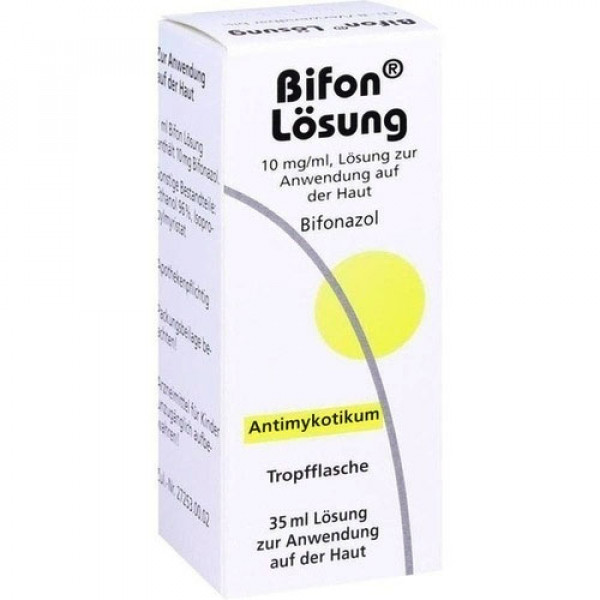 Противогрибковое средство с бифоназолом BIFON Lösung 15 мл DERMAPHARM Противогрибковое средство с бифоназолом BIFON Lösung 15 мл DERMAPHARM