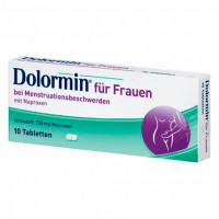 Средство от боли для женщин DOLORMIN für Frauen Tabletten 10 таблеток Dolormin