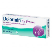 Средство от боли для женщин DOLORMIN für Frauen Tabletten 20 таблеток Dolormin