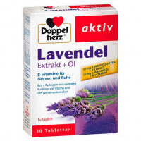 Таблетки с экстрактом лаванды DOPPELHERZ Lavendel Extrakt+Öl Tabletten 30 шт DoppelHerz срок использования до 03/2022