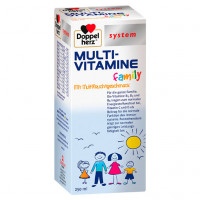 Мультивитамины для всей семьи DOPPELHERZ Multi-Vitamine family system flüssig 250 мл DoppelHerz Мультивитамины для всей семьи DOPPELHERZ Multi-Vitamine family system flüssig 250 мл DoppelHerz