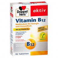Витамины B12 DOPPELHERZ Vitamin B12 Tabletten 90 шт DoppelHerz