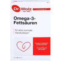 Рыбий жир в капсулах OMEGA-3 Fettsäuren 500 mg/60% Kapseln 60 шт Dr.Wolz