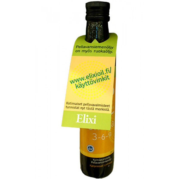 Масло льняное Elixi Pellavansiemenöljy Omega 3-6-9 250 мл Elixi Масло льняное Elixi Pellavansiemenöljy Omega 3-6-9 250 мл Elixi