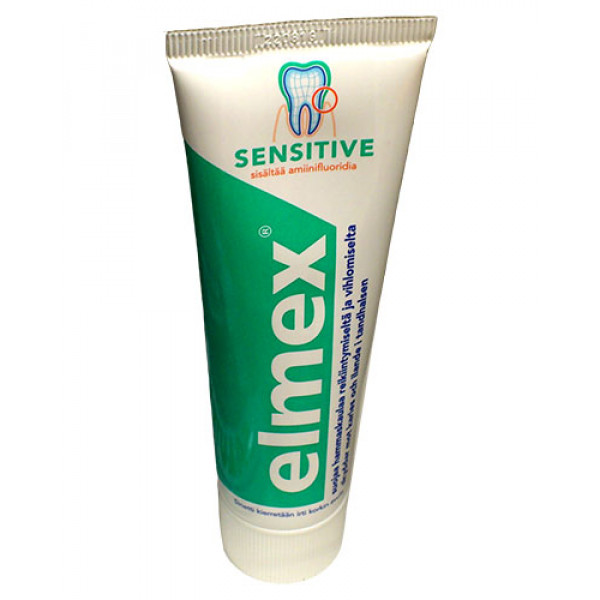 Паста зубная для защиты от боли Elmex SENSITIVE 75 мл (зеленая). Elmex Паста зубная для защиты от боли Elmex SENSITIVE 75 мл (зеленая). Elmex