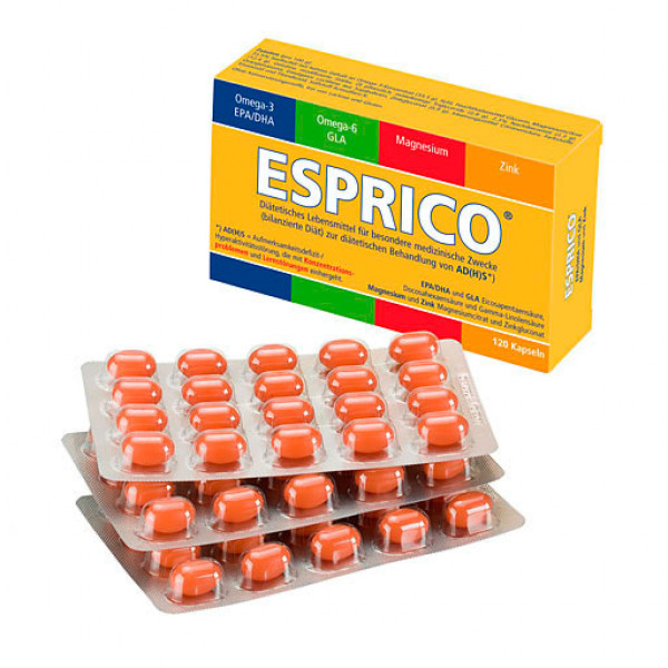 Капсулы для детей при потере концентрации ESPRICO Kaukapseln 120 шт Engelhard Капсулы для детей при потере концентрации ESPRICO Kaukapseln 120 шт Engelhard