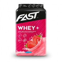 Сыворотка с клубникой WHEY+ PROTEIINIJAUHE 600 гр FAST