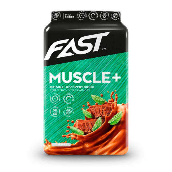 Напиток для восстановления мышц мятный шоколад MUSCLE+ 900 гр FAST Напиток для восстановления мышц мятный шоколад MUSCLE+ 900 гр FAST