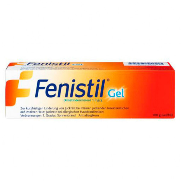 Охлаждающий гель с антиаллергическим агентом от зуда и жжения FENISTIL Gel 100 гр FENISTIL Охлаждающий гель с антиаллергическим агентом от зуда и жжения FENISTIL Gel 100 гр FENISTIL