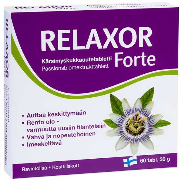 Препарат от возбуждения Relaxor Forte 60 таблеток Hankintatukku Препарат от возбуждения Relaxor Forte 60 таблеток Hankintatukku