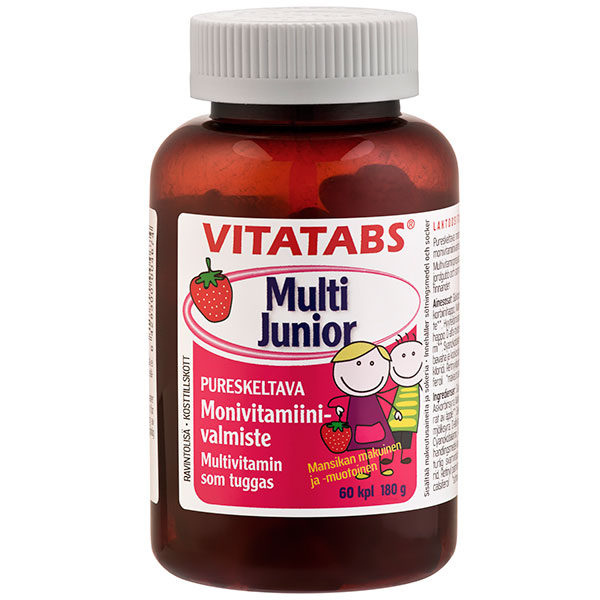 Мультивитамины для детей Vitatabs Multi Junior 60 капсул Hankintatukku Мультивитамины для детей Vitatabs Multi Junior 60 капсул Hankintatukku