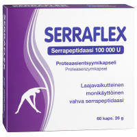 Препарат для мышц и суставов Serraflex 60 капсул Hankintatukku