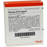 Витамин В12 в ампулах VITAMIN B12 INJEEL Ampullen 10 шт Heel Витамин В12 в ампулах VITAMIN B12 INJEEL Ampullen 10 шт Heel