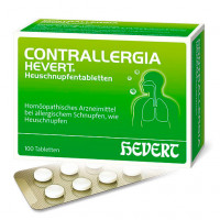 Таблетки от аллергии CONTRALLERGIA Hevert Heuschnupfentabletten 100 шт HEVERT Таблетки от аллергии CONTRALLERGIA Hevert Heuschnupfentabletten 100 шт HEVERT
