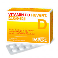 Витамин Д VITAMIN D3 4000 ME HEVERT Tabletten 90 таблеток HEVERT Витамин Д VITAMIN D3 4000 ME HEVERT Tabletten 90 таблеток HEVERT