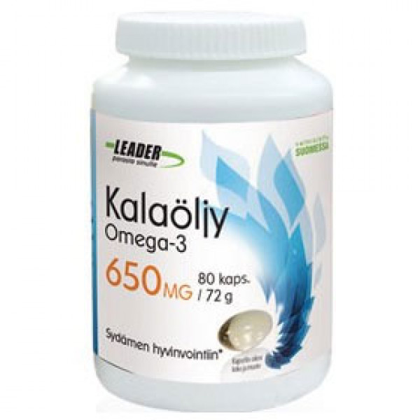 Рыбий жир Kalaöljy Omega-3 80 kaps Leader Рыбий жир Kalaöljy Omega-3 80 kaps Leader