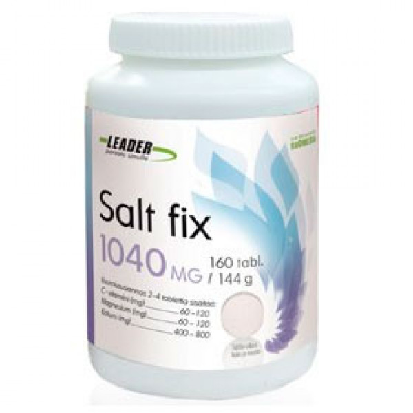 Витамины калий магний Salt fix 1640 mg 160 таблеток Leader Витамины калий магний Salt fix 1640 mg 160 таблеток Leader