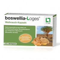Пищевая добавка с босвеллиевыми кислотами BOSWELLIA-LOGES Weihrauch-Kapseln 120 шт Loges