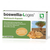Пищевая добавка с босвеллиевыми кислотами BOSWELLIA-LOGES Weihrauch-Kapseln 60 шт Loges