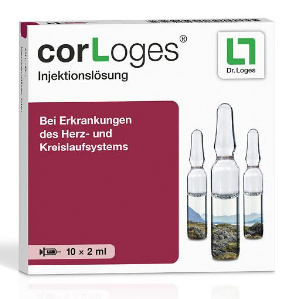 Гомеопатическое лекарство от болезней сердца CORLOGES Injektionslösung Ampullen 10X2 мл Loges Гомеопатическое лекарство от болезней сердца CORLOGES Injektionslösung Ampullen 10X2 мл Loges