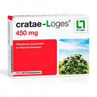 Экстракт боярышника для здоровья сердца CRATAE LOGES 450 mg Filmtabletten 100 таблеток Loges Экстракт боярышника для здоровья сердца CRATAE LOGES 450 mg Filmtabletten 100 таблеток Loges