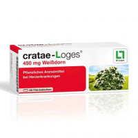 Экстракт из трав для укрепления сердца CRATAE-LOGES 450 mg Weißdorn Filmtabletten 50 шт Loges Экстракт из трав для укрепления сердца CRATAE-LOGES 450 mg Weißdorn Filmtabletten 50 шт Loges