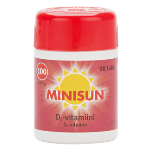 Витамин Minisun D3 100 мкг 90 таблеток Minisun Витамин Minisun D3 100 мкг 90 таблеток Minisun