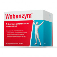 Препарат при жалобах на суставы и мышцы от травм или артрита WOBENZYM magensaftresistente Tabletten 200 таблеток MUCOS Препарат при жалобах на суставы и мышцы от травм или артрита WOBENZYM magensaftresistente Tabletten 200 таблеток MUCOS