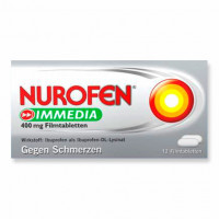 Таблетки от лихорадки и головной боли NUROFEN Immedia 400 mg Filmtabletten 12 шт Nurofen