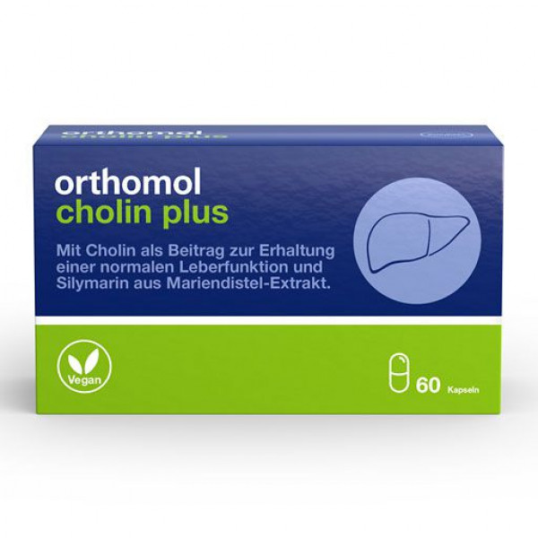 Пищевая добавка для печени ORTHOMOL Cholin Plus Kapseln 60 шт ORTHOMOL Пищевая добавка для печени ORTHOMOL Cholin Plus Kapseln 60 шт ORTHOMOL