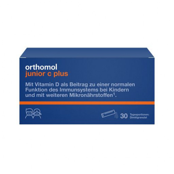 Витамины С + Д с кальцием ORTHOMOL Junior C plus Granulat 30 шт ORTHOMOL Витамины С + Д с кальцием ORTHOMOL Junior C plus Granulat 30 шт ORTHOMOL