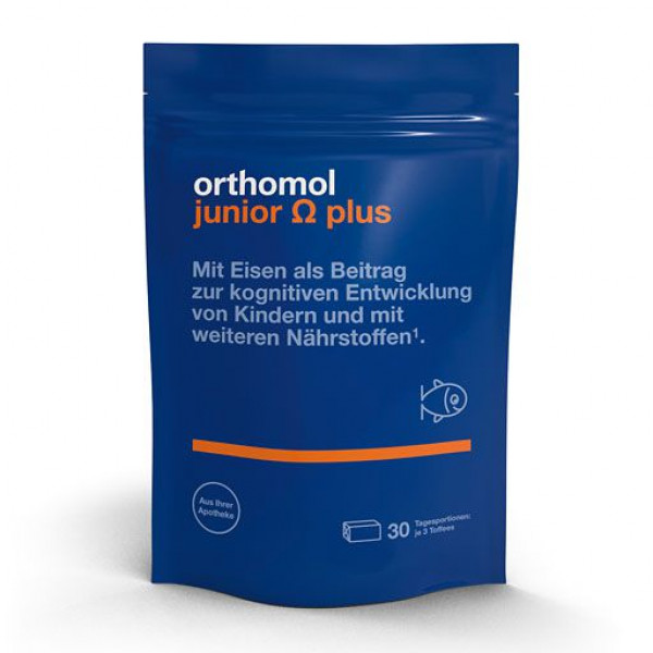 Рыбий жир для детей ORTHOMOL Junior Omega plus Kaudragees 90 шт ORTHOMOL Рыбий жир для детей ORTHOMOL Junior Omega plus Kaudragees 90 шт ORTHOMOL
