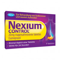 Таблетки от изжоги и отрыжки NEXIUM Control 20 mg magensaftresistente Tabletten 7 шт Pfizer Таблетки от изжоги и отрыжки NEXIUM Control 20 mg magensaftresistente Tabletten 7 шт Pfizer