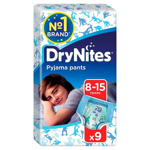 Ночные трусики Pujama Pants для мальчиков 8-15 лет 27-57 кг 13 шт DryNites Ночные трусики Pujama Pants для мальчиков 8-15 лет 27-57 кг 13 шт DryNites