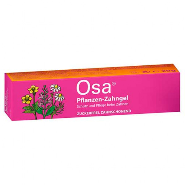 Растительный зубной гель для детей OSA Pflanzen Zahngel 20 гр Queisser Pharma Растительный зубной гель для детей OSA Pflanzen Zahngel 20 гр Queisser Pharma
